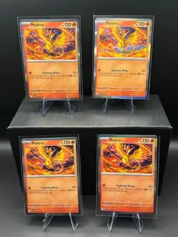 Moltres Set of Four (4) - Holo - Pokemon TCG - Phantasmal Flames NM - Image 1