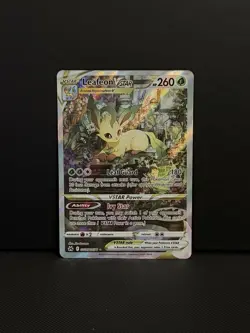 Pokemon Crown Zenith Leafeon VSTAR Galarian Gallery GG35 /GG70 - Image 1