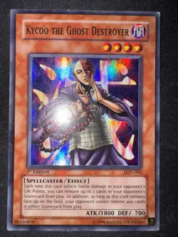 Kycoo the Ghost Destroyer LON-062 Labyrinth of Nightmare 1st Edition Yugioh - Image 1