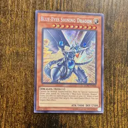 🔥Blue-Eyes Shining Dragon LCKC-EN008 Secret Rare YuGiOh🔥 - Image 1