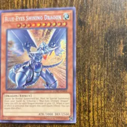 🔥Blue-Eyes Shining Dragon LCKC-EN008 Secret Rare YuGiOh🔥 - Image 4