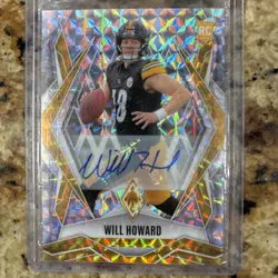 2025 Panini Phoenix - Rookies Will Howard #165 Lava Autographs (AU, RC) - Image 1