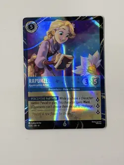 Disney Lorcana TCG Rapunzel Epcot Festival of the Arts Promo Card 1/DIS EN 4 - Image 1