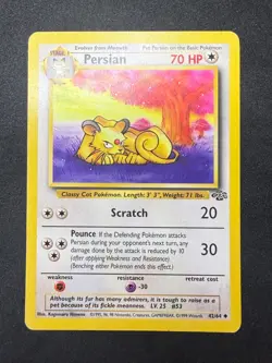 Persian 42/64 | Base Set Jungle | Non Holo | Pokemon Card | LP - Image 1