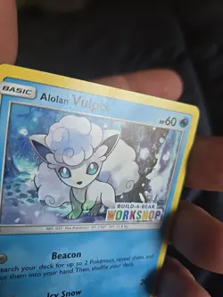 Alolan Vulpix 21/145 Build-A-Bear Workshop Exclusive Promo Card - Image 2