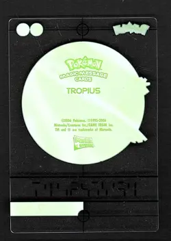 Pokemon - Magic Message Cards - 2006 - Merlin - Tropius - Image 2