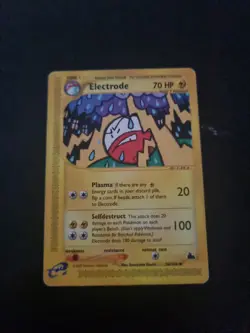 Pokemon Card Skyridge Base Set Electrode 36/144 WOTC 2002 Nintendo E-Series #1 - Image 1