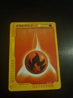 Fire Energy 161/165 Pokemon Card (Expedition Base Set) - Image 1