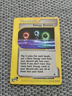 Pokemon Card Energy Restore 141/165 Expedition Base Set 2002 - Image 1