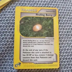 HEALING BERRY 125/147 - POKEMON AQUAPOLIS TRADING CARD E-SERIES UNCOMMON - Image 1