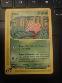 Paras 99/147 - Aquapolis Pokemon Card LP - Image 1