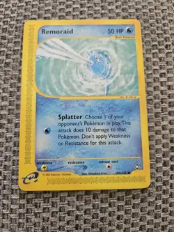 Remoraid 105/147 Aquapolis Pokemon Card Common Non Holo - Image 1