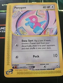 Porygon (103b/147) Aquapolis Set Pokemon Card TCG WOTC - Image 1