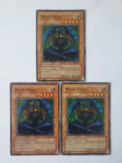 Yugioh Maha Vailo MRL-012 Super Rare Foil 3 Card Lot - Image 1
