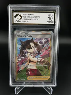 Marnie's Pride 171/172 Pokemon Brilliant Stars Ultra Rare CGA 10 Graded Card - Image 1