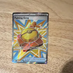Fighting Gong 168/132 Me01: Mega Evolution Full Art Trainer Card Double Rare - Image 1