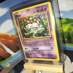 Pokemon Mew TCG Evolutions Holo Rare Card 53/108 - Image 1