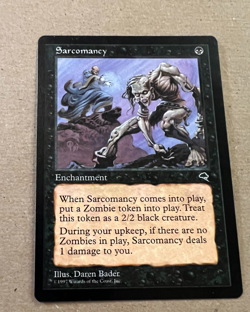 Sarcomancy - Tempest - MTG - Magic the Gathering - Image 1