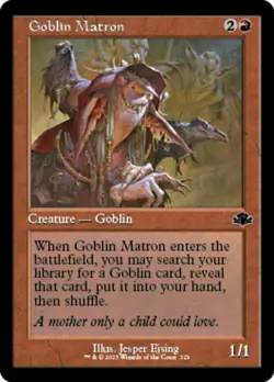 1x Goblin Matron -- Retro Frame NM-Mint, English Dominaria Remastered MTG Magic - Image 1