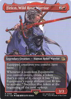 Firion, Wild Rose Warrior (Borderless) Final Fantasy Regular - Image 1