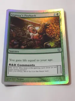 MTG - FOIL - Granny's Payback - Unhinged - NM - Image 2