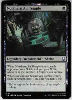 MTG Northern Air Temple Foil NM Avatar: The Last Airbender Magic 111 - Image 1