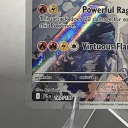Pokemon N's Reshiram 167/159 SV09 Journey Together Illustration Rare Holo 130HP - Image 5