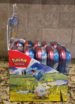 Pokemon TCG: 10x Mega Evolution Ascended Heroes Mini Tins in Display Box - Image 2