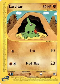 Larvitar 116/165 - Expedition - Pokemon - LP - Image 1