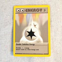 Pokemon TCG Double Colorless Energy Card #124/130 Base Set 2 Never Played NR MT - Image 3