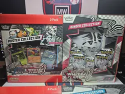 Pokemon Black Bolt and White Flare Binder + Poster Collection Sam's Club Bundles - Image 2