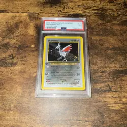 Pokemon Neo Genesis 1st Edition Skarmory Holo #13/111 PSA 7 NM! SWIRL! - Image 1