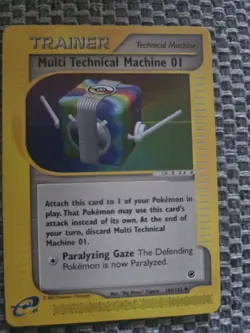 Multi Technical Machine 01 144/165 Expedition Base Set Pokemon WOTC Light Play. - Image 1
