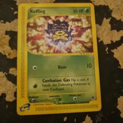 Pokemon TCG Koffing Expedition 114/165 Regular Common Good Condition - Image 1