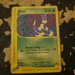 Pokemon TCG Ekans Expedition 108/165 Regular Common Good Condition - Image 1