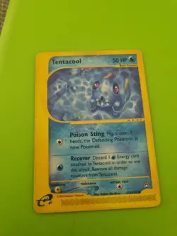 Tentacool 113/147 Common Aquapolis Set Pokemon TCG Wotc - LP - Image 1