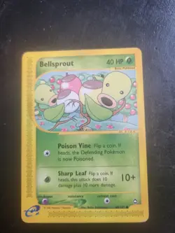 Bellsprout 68/147 - Pokemon - Expedition - Aquapolis - WOTC - Vintage - Image 1