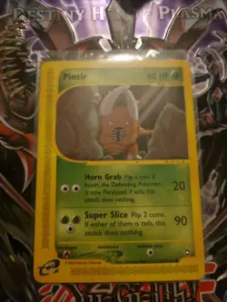 Pinsir 101/147 - Pokemon - Expedition - Aquapolis - WOTC - Vintage - LP #1 - Image 1