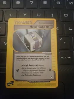 Metal Cube 01 - 129/147 - Aquapolis - Pokemon TCG - Image 1
