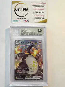 Pokemon Charizard Vmax BGS 9.5 Quad SV107/SV122 Shining Fates -no Crystal - Image 1
