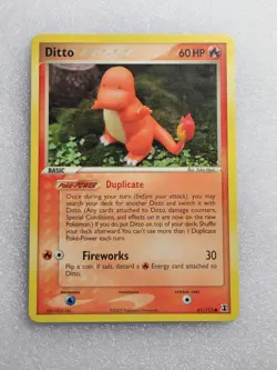 NM-Mint Ditto - 61/113 - Common Pokemon Delta Species ((NM)) - Image 1