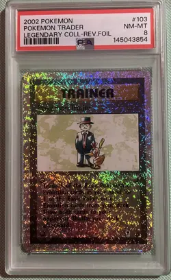 2002 Pokemon Trader Legendary Collection Rev Holo #103 PSA 8 New Certification - Image 1