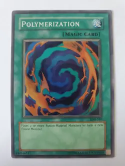 Yugioh Polymerization LOB-059 Super Rare Foil - Image 1