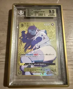 BGS 9.5 Jewelry Bonney OP08-105 Parallel Gold THE BEST Storage JP ONE PIECE - Image 1