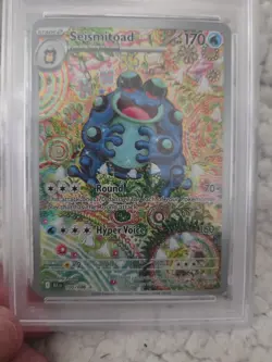 2025 POKEMON BLK EN-BLACK BOLT ILLUSTRATION RARE #105 SEISMITOAD PSA 9 - Image 2
