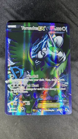 Tornadus EX Full Art 114/116 Plasma Freeze Ultra Rare Holo Pokemon Card - Image 1