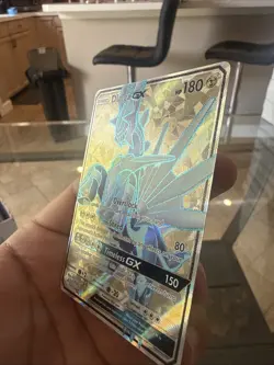 Pokemon TCG Dialga GX Full Art 125/131 Sm-Forbidden Light Holo Card Nm - Image 4