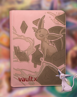 Pokemon Espeon VaultX Binder (9 Pocket, Holds 360 Cards, Laser Engraved) - Image 1