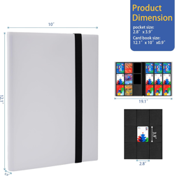 Card Binder, Premium Card Book for 360 Cards, Sturdy Card Album for Collectible - Image 3