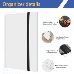 Card Binder, Premium Card Book for 360 Cards, Sturdy Card Album for Collectible - Image 4